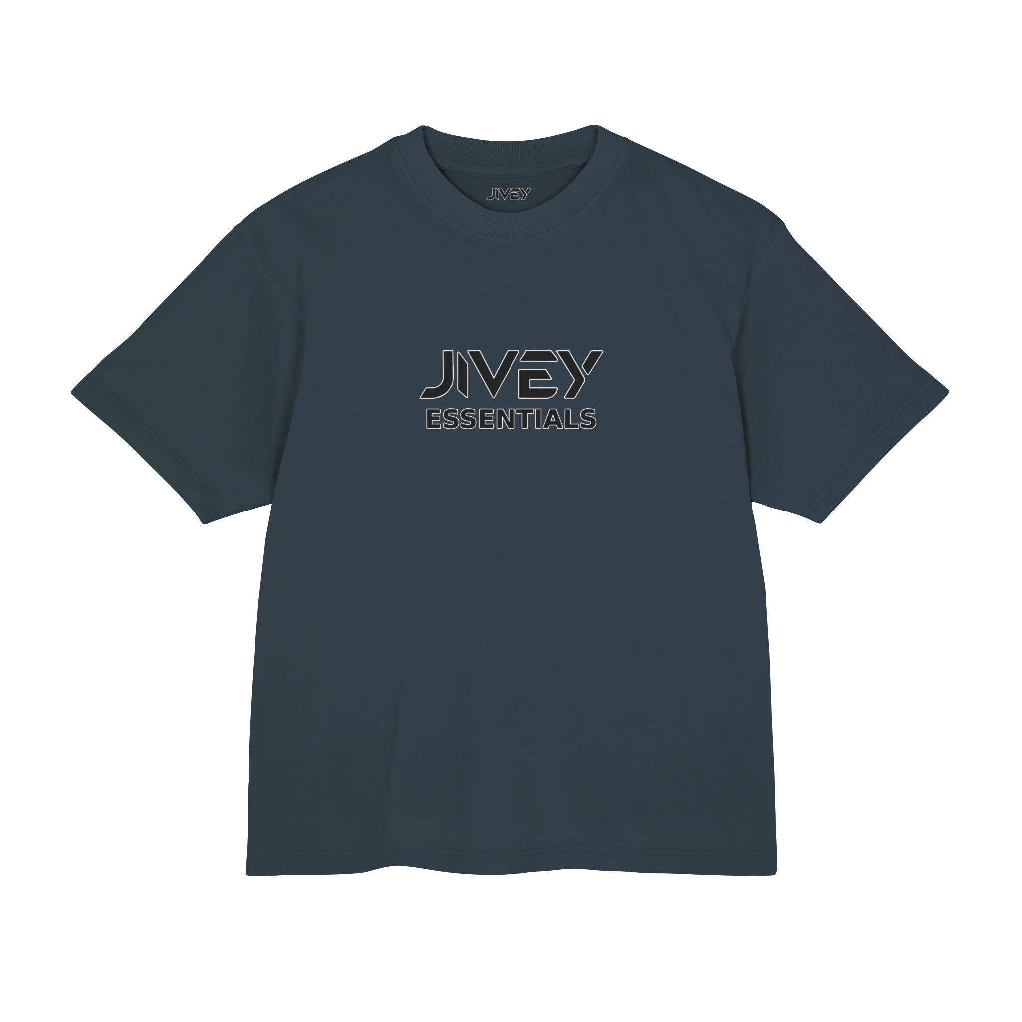 JIVEY Essentials Unisex Urban Heavy Combed Cotton Jersey Tee