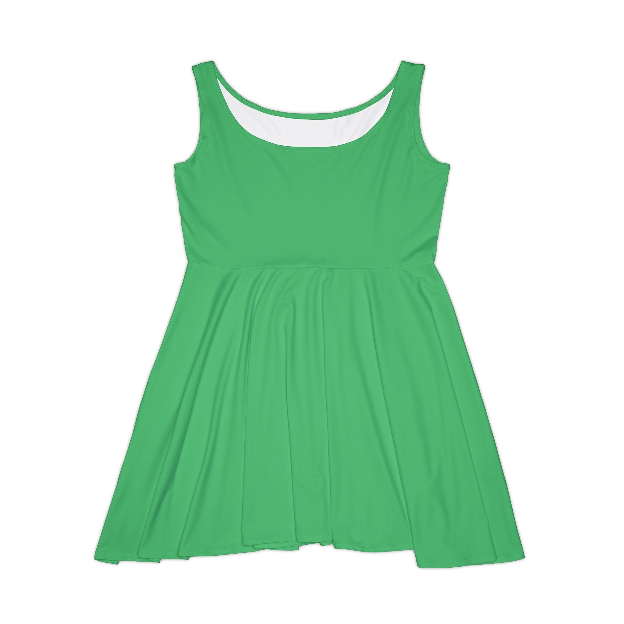 JIVEY Eminent Mid-length Comfy Emerald Skater Dress
