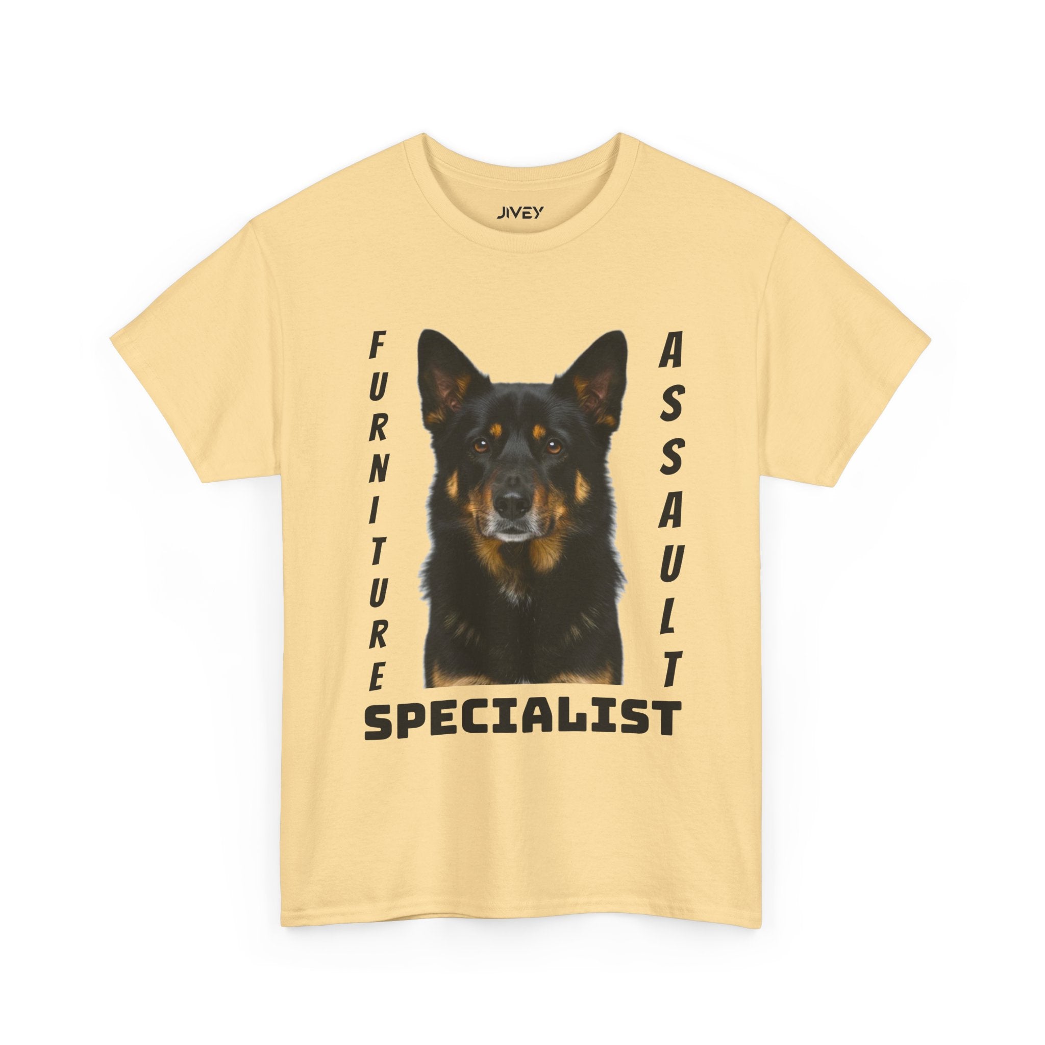 Beloved Pet Portrait Australian Kelpie Dog Heavy Cotton Tee