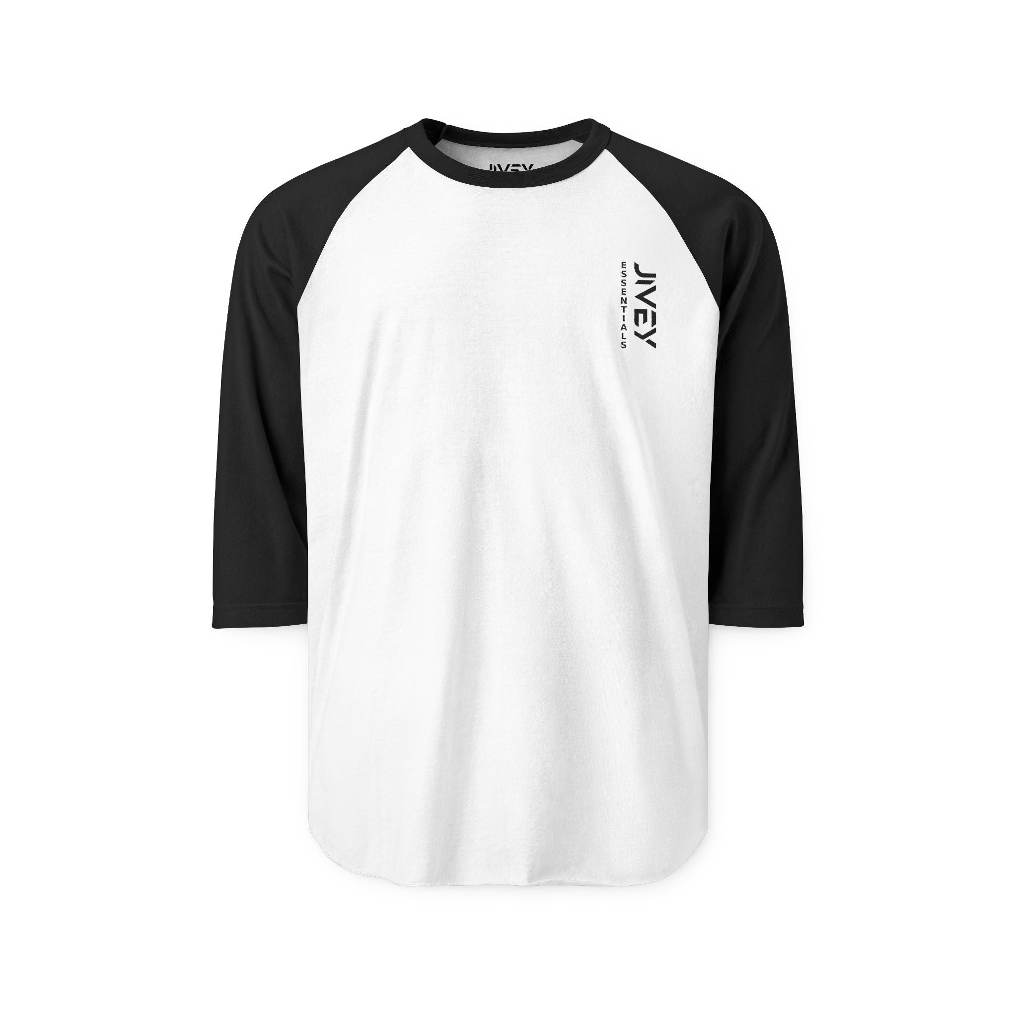 JIVEY Essentials Unisex Three-Quarter Sleeve Raglan Shirt