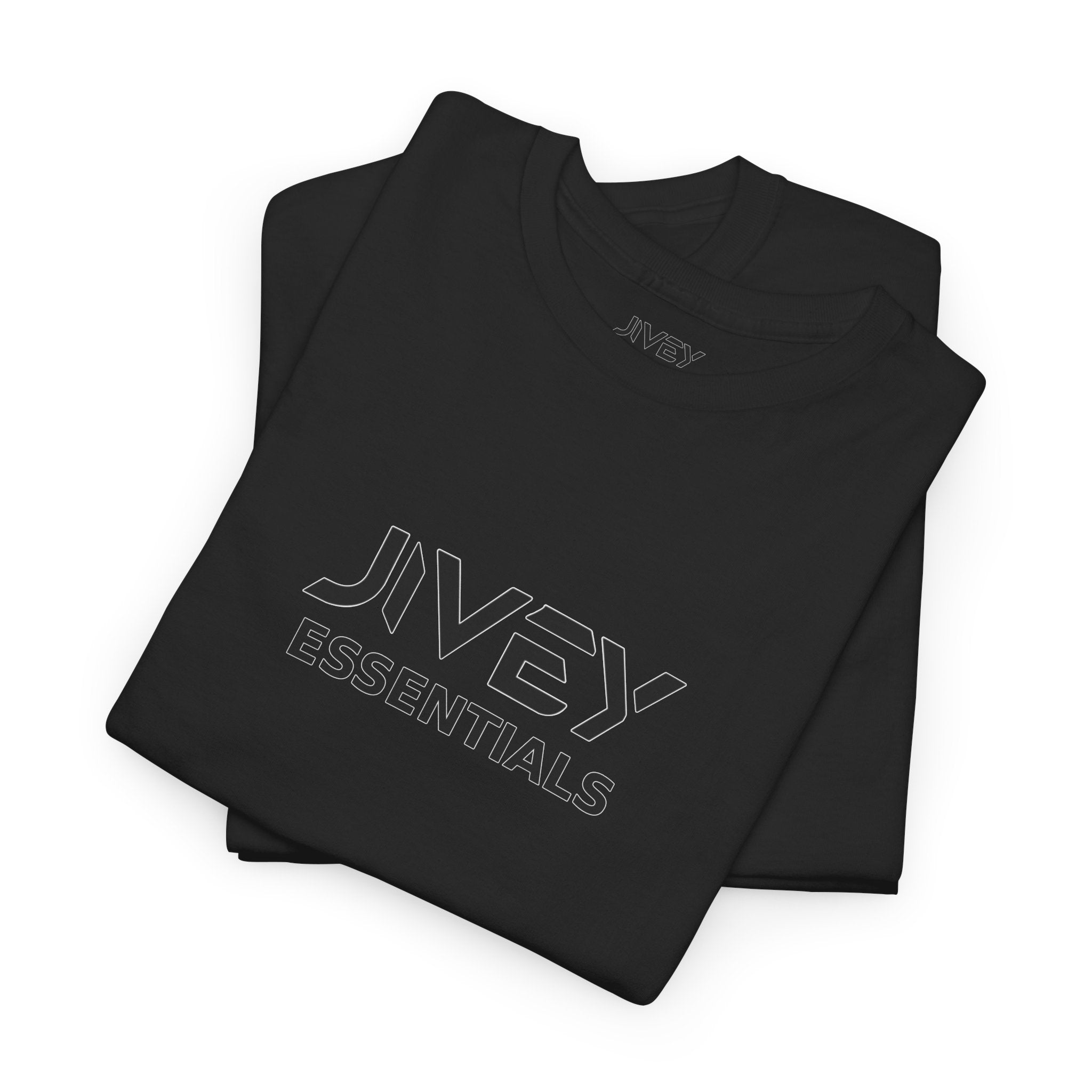 JIVEY Essentials Unisex Heavy Cotton Durable Washable Tee