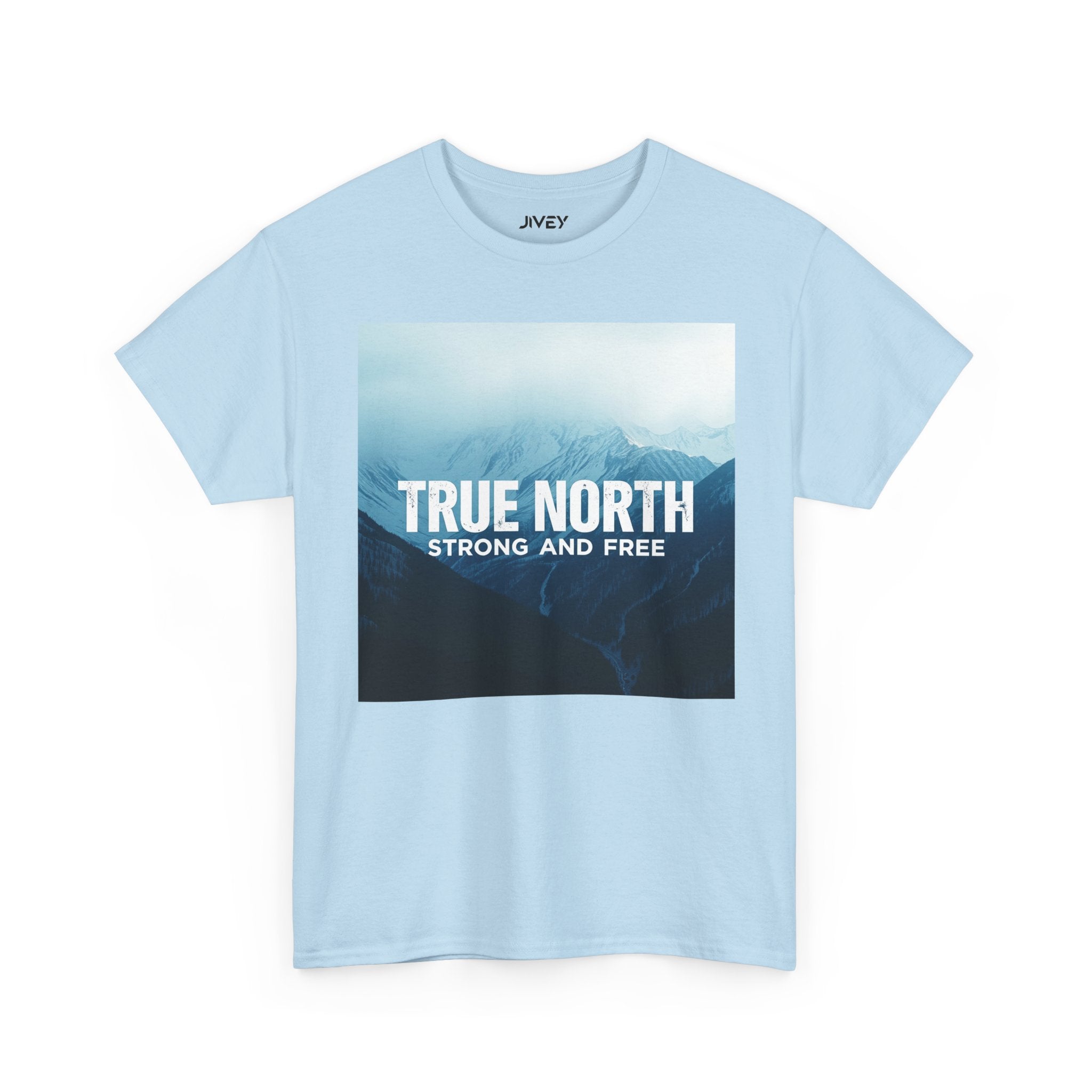 True North Strong and Free Unisex Heavy Cotton Tee