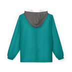 JIVEY Essentials Unisex Light-fabric Windbreaker Teal Jacket