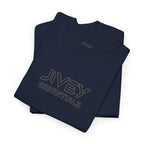 JIVEY Essentials Unisex Heavy Cotton Durable Washable Tee