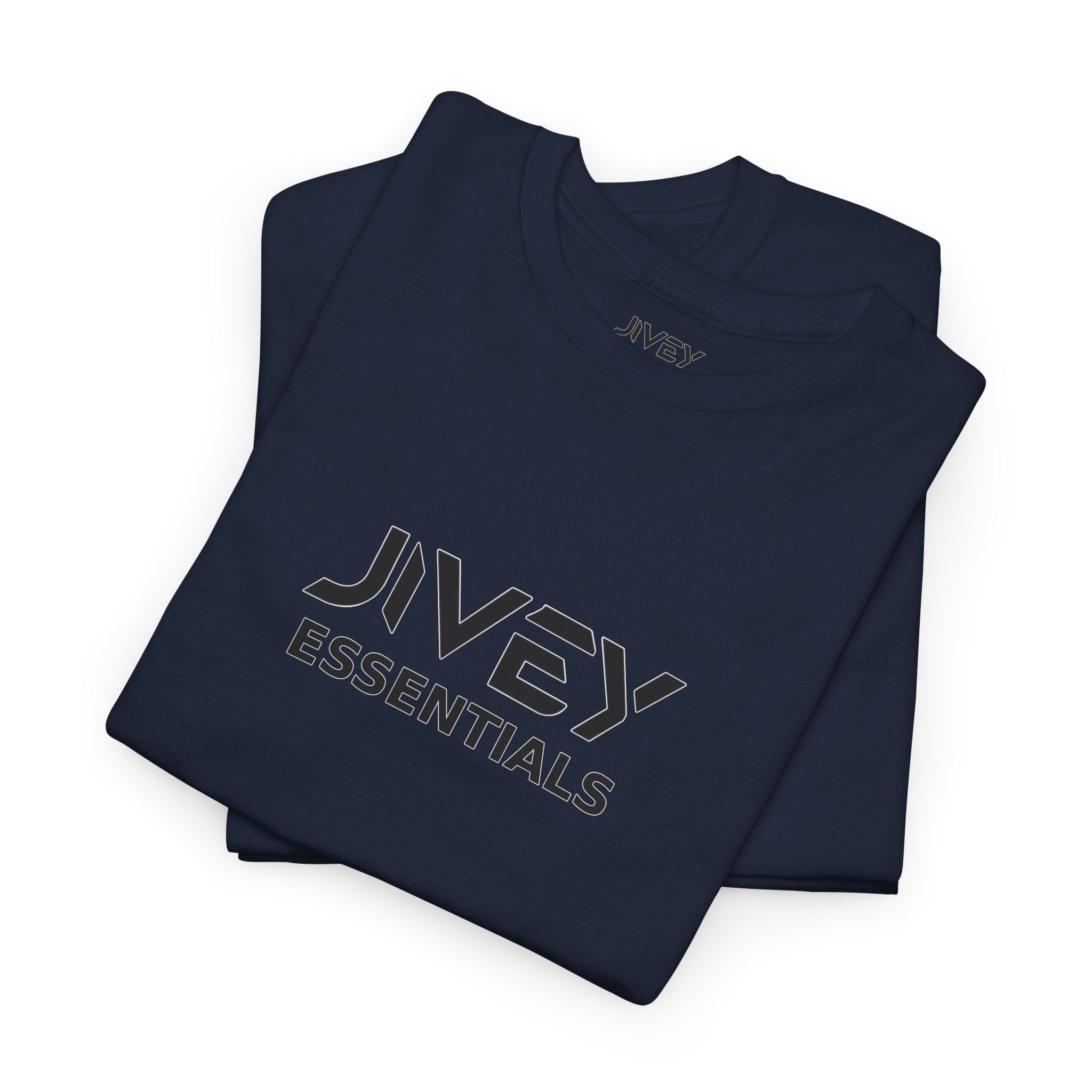 JIVEY Essentials Unisex Heavy Cotton Durable Washable Tee