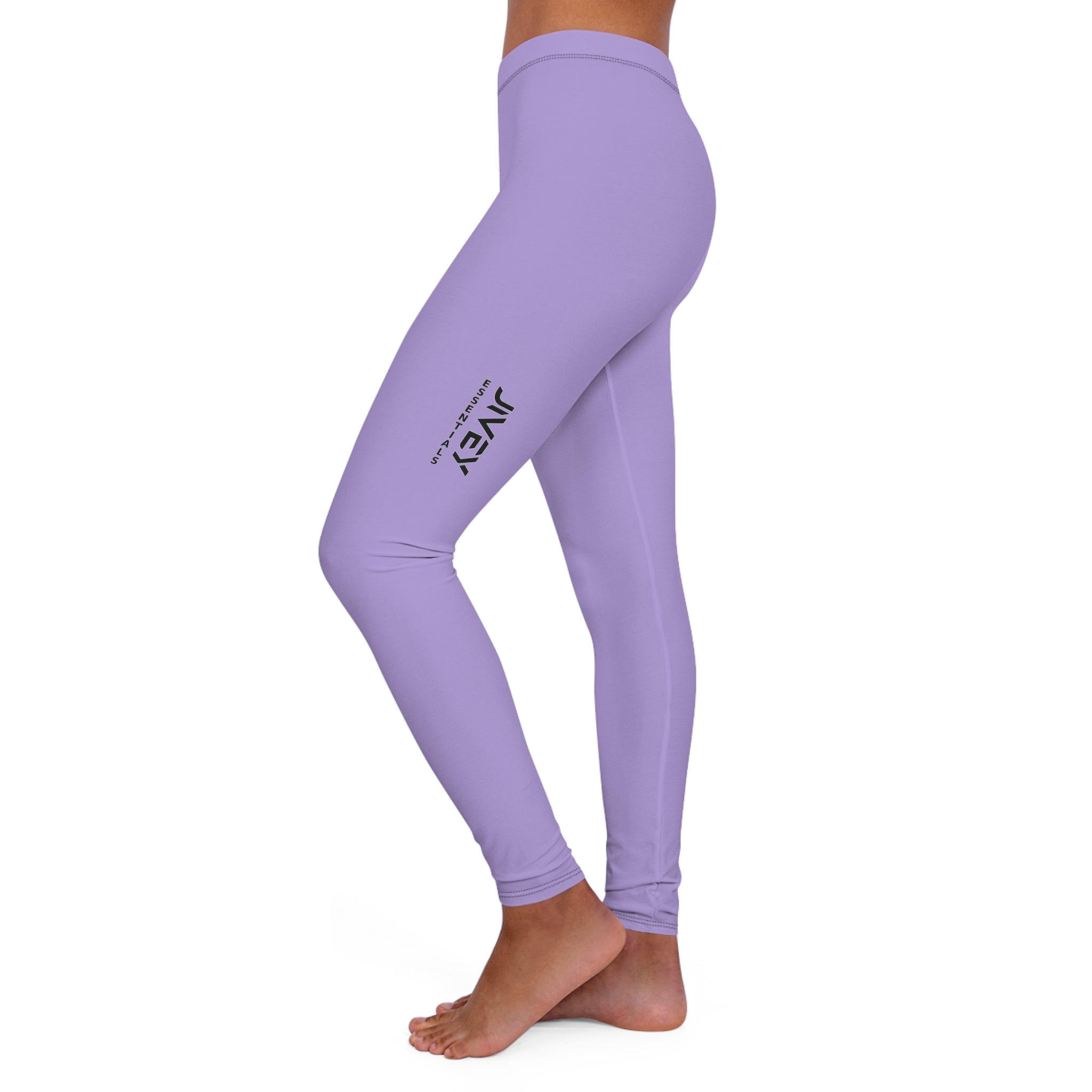 JIVEY Essentials Women's Casual Spandex Skinny-fit Pastel Purple Leggings