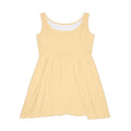 JIVEY Eminent Mid-length Comfy Peach Skater Dress