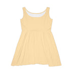 JIVEY Eminent Mid-length Comfy Peach Skater Dress
