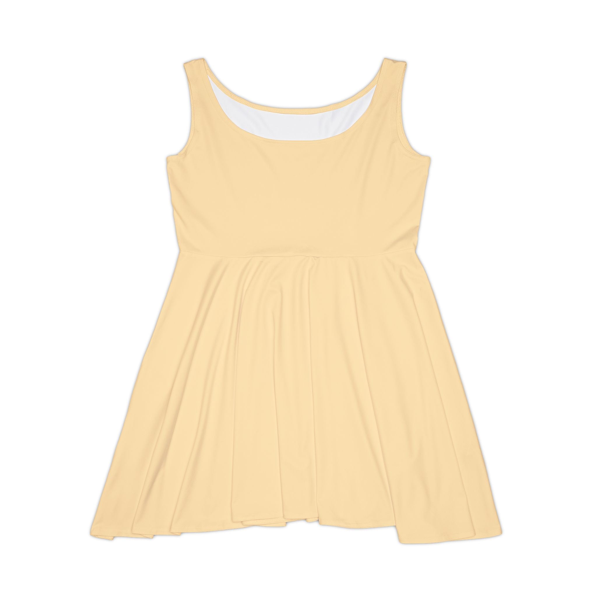 JIVEY Eminent Mid-length Comfy Peach Skater Dress