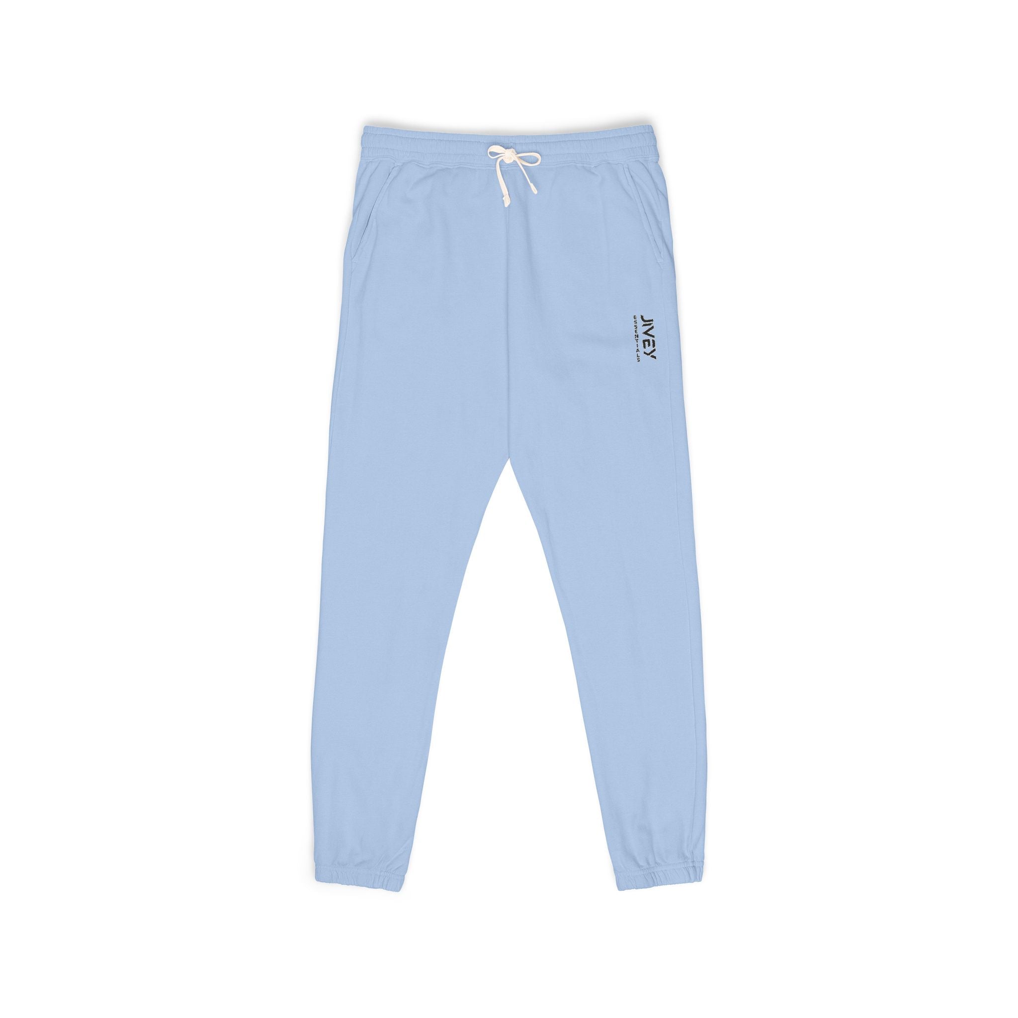 JIVEY Essentials Unisex Garment-Dyed Fleece Cotton Sweatpants