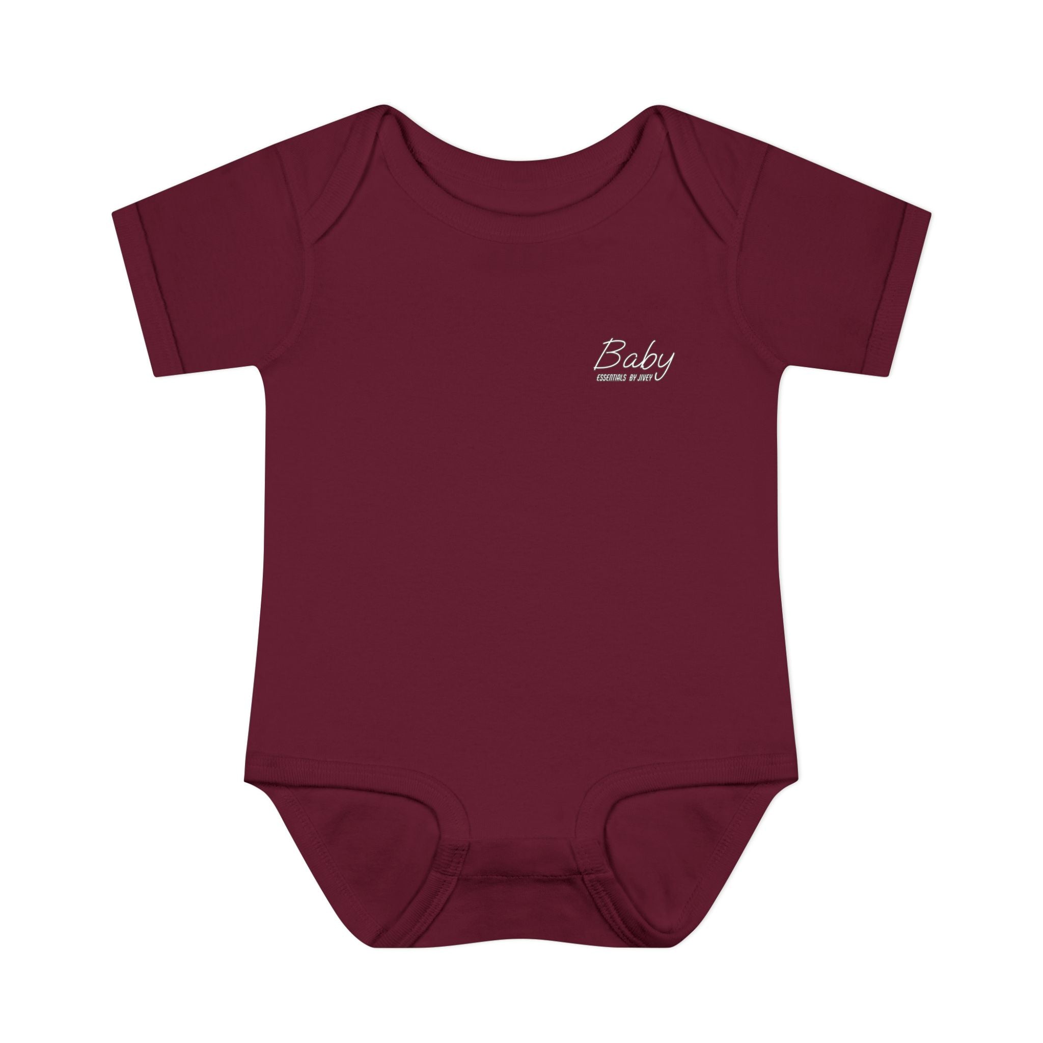 JIVEY Essentials Infant Baby Rib Short Sleeves Bodysuit