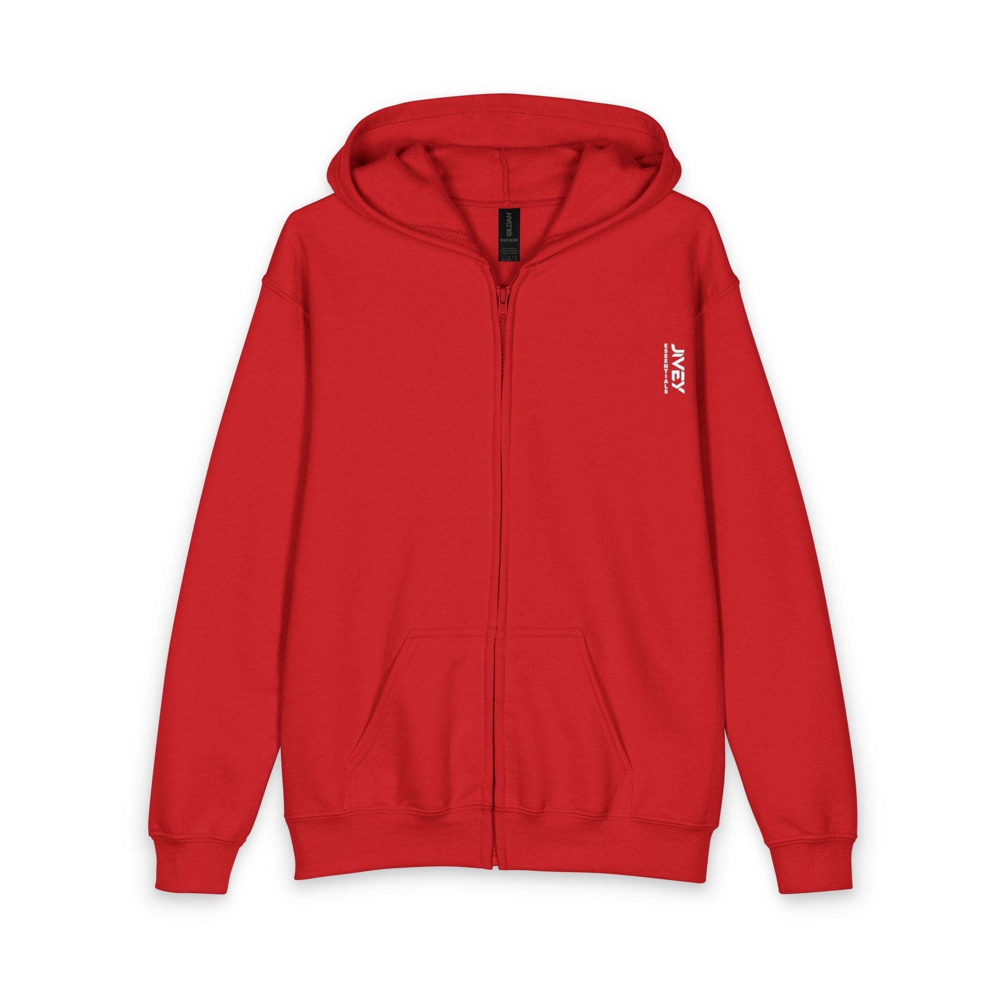 JIVEY Essentials Youth Heavy Blend Zipped Hoodie