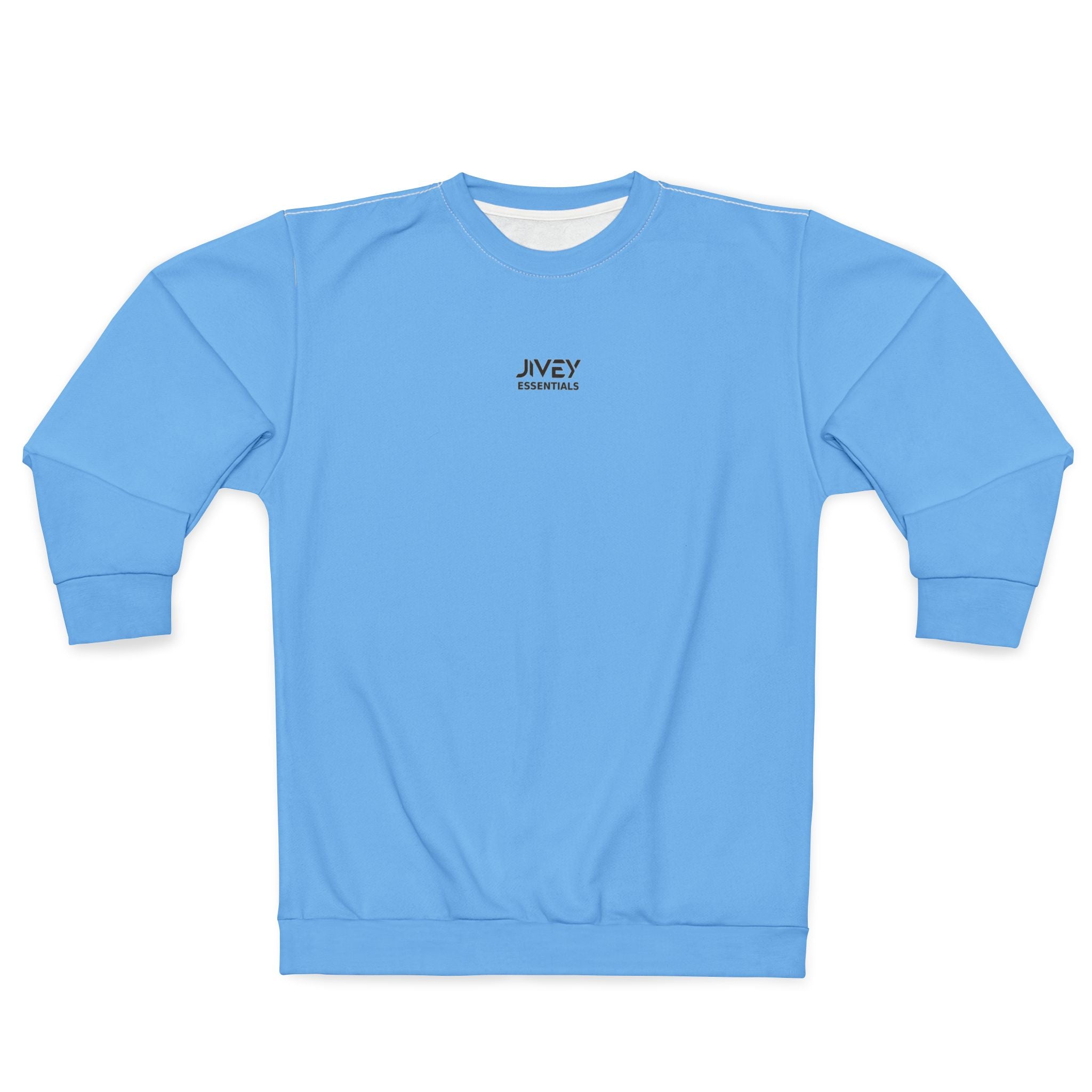 JIVEY Essentials Men's Classic-fit Denim Blue Sweatshirt