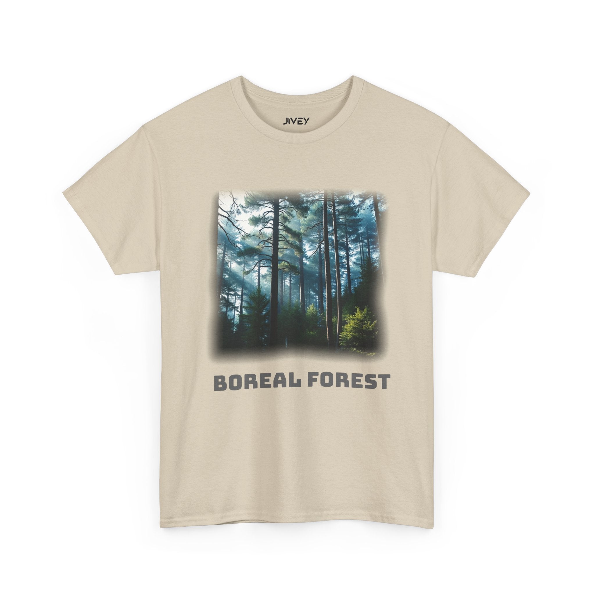 Boreal Forest Canadian Identity Unisex Heavy Cotton Tee