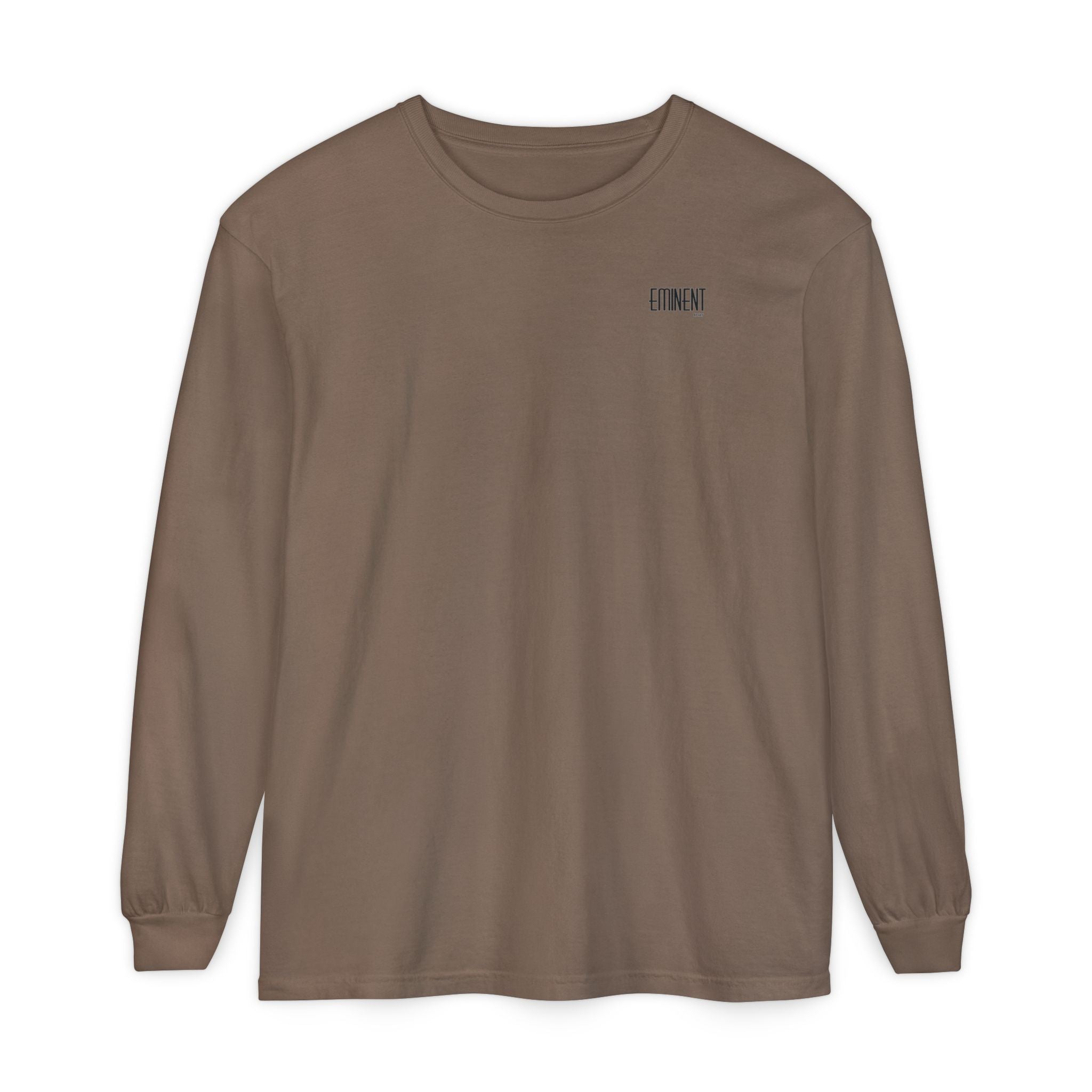 JIVEY Eminent Unisex Garment-dyed Long Sleeve Shirt