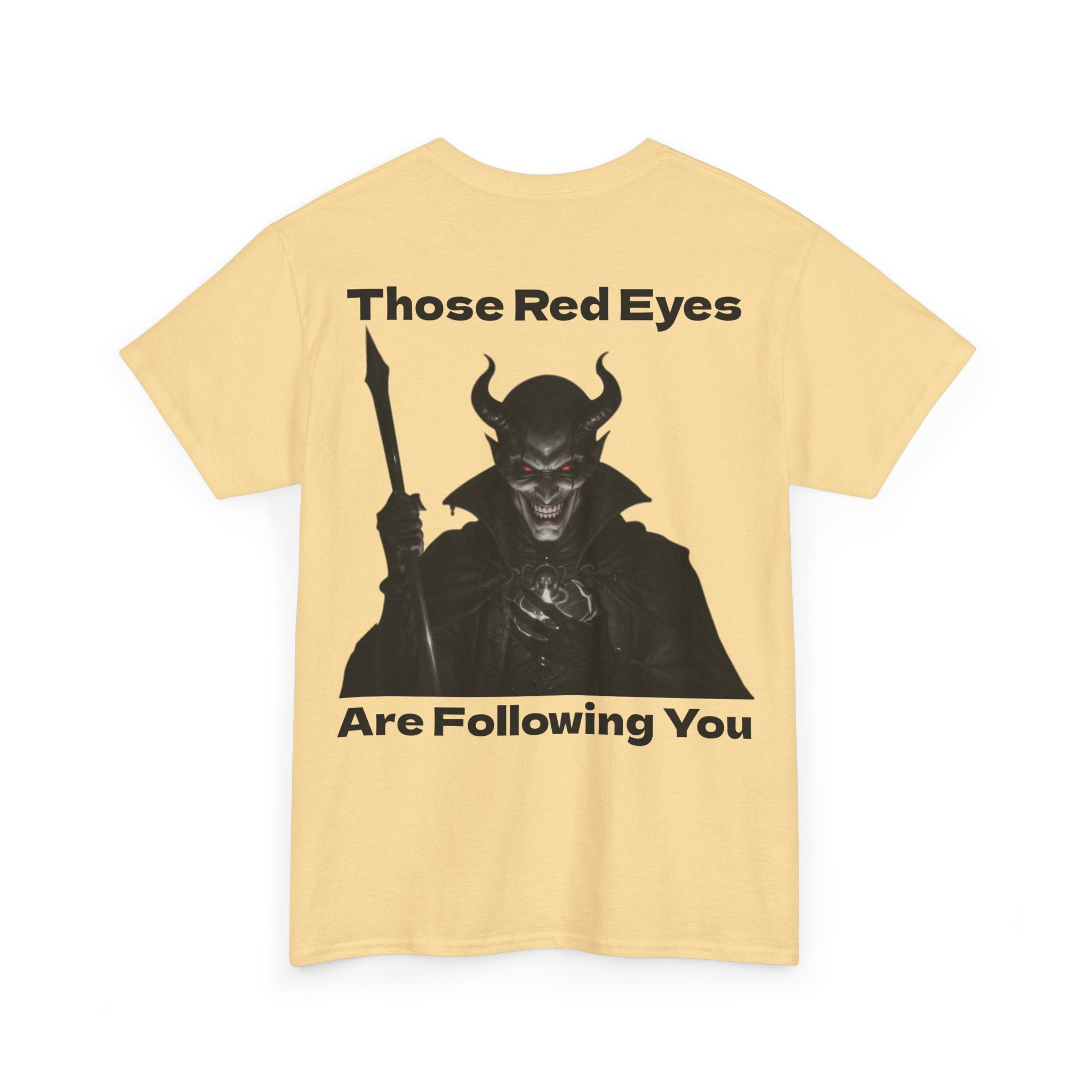 Devil in the Shadow Heavy Cotton Full Back Print Tee