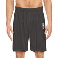JIVEY Essentials Men's Moisture-wicking Grey Basketball Shorts