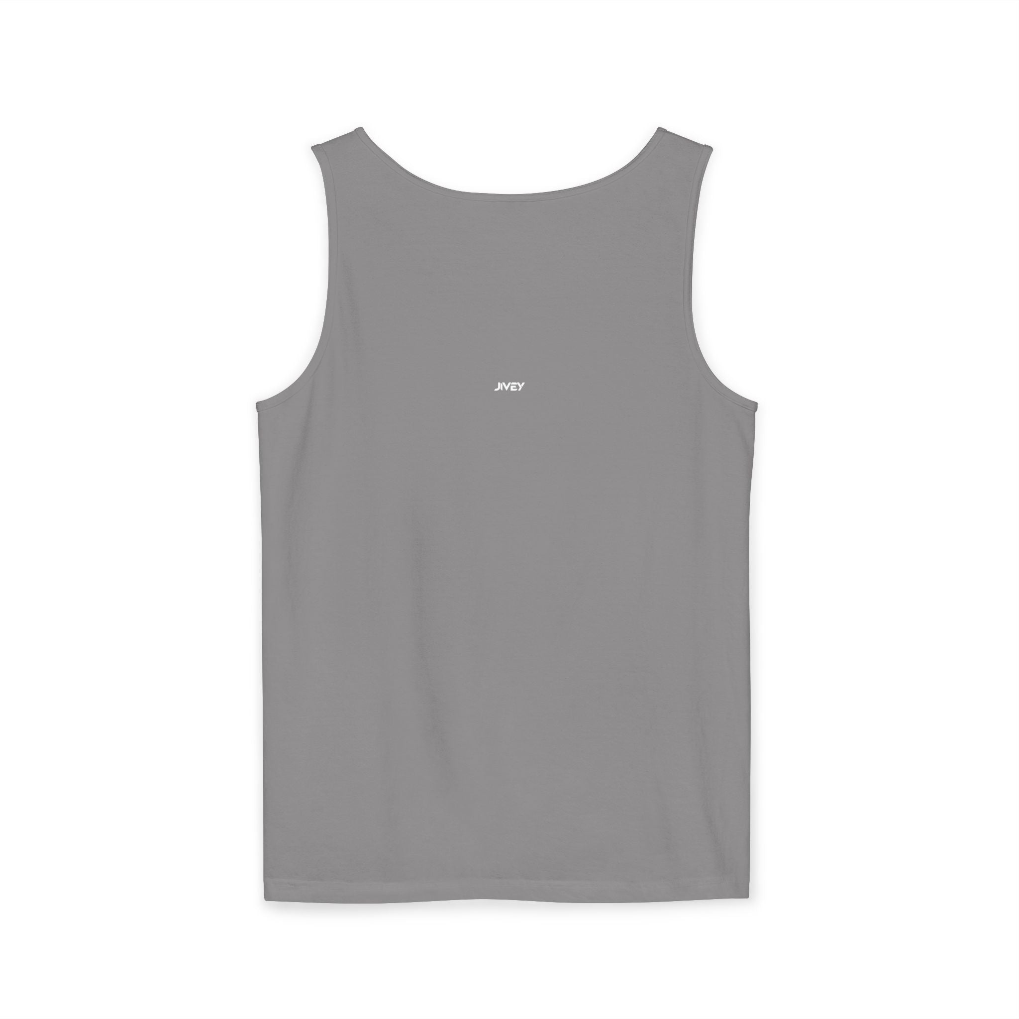 JIVEY Essentials Unisex Relaxed-fit Dark Garment-Dyed Tank Top
