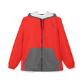 JIVEY Essentials Unisex Light-fabric Windbreaker Ruby Red Jacket