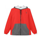 JIVEY Essentials Unisex Light-fabric Windbreaker Ruby Red Jacket