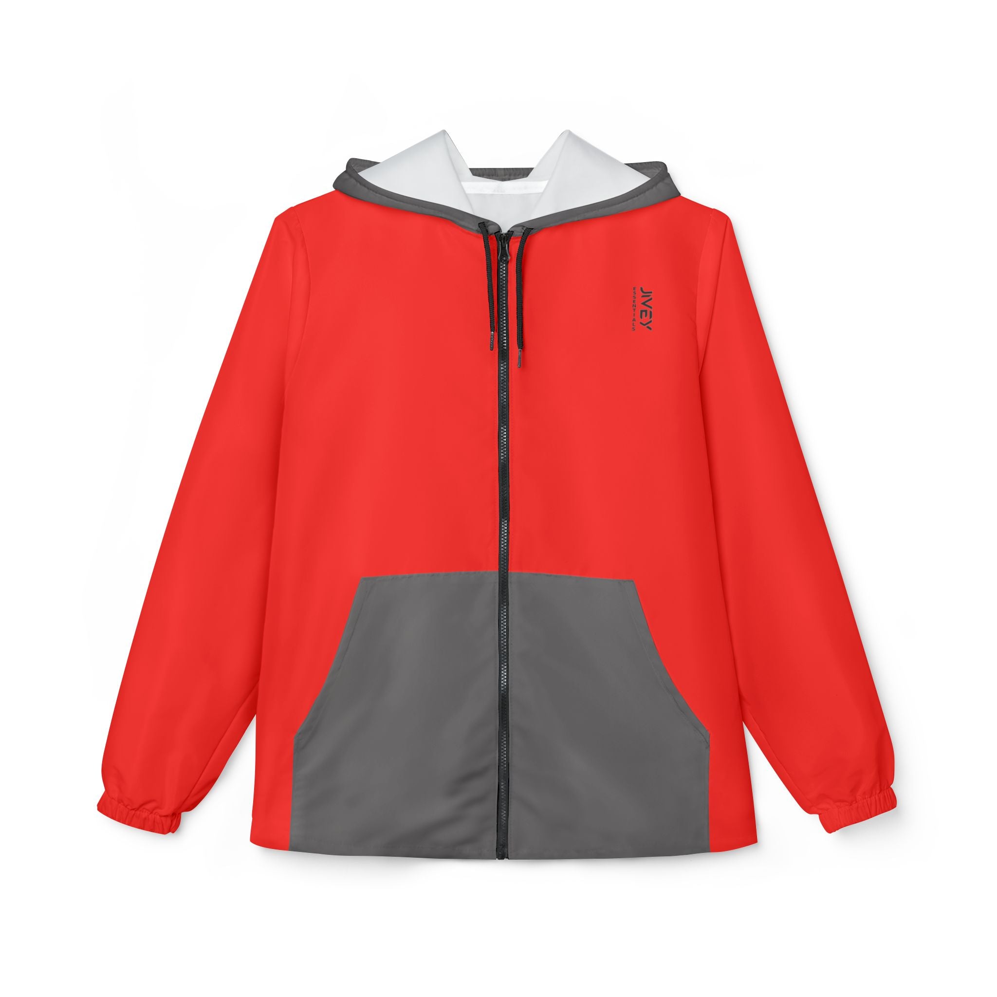 JIVEY Essentials Unisex Light-fabric Windbreaker Ruby Red Jacket