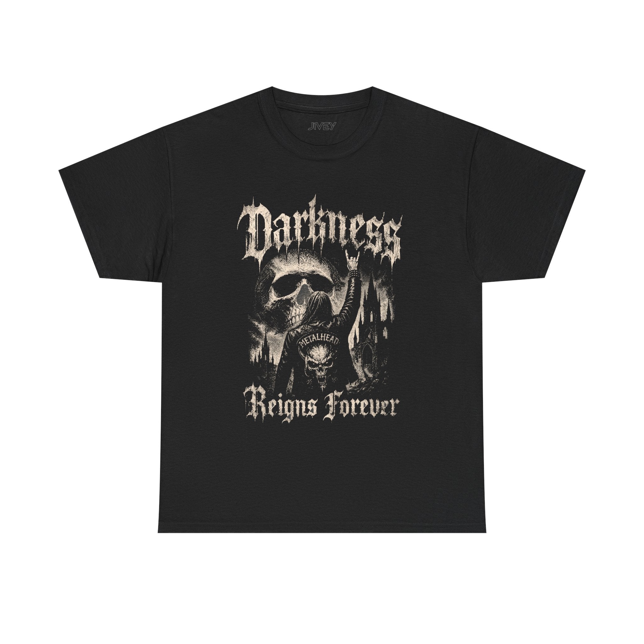 Darkness Reigns Forever Metalhead Tee