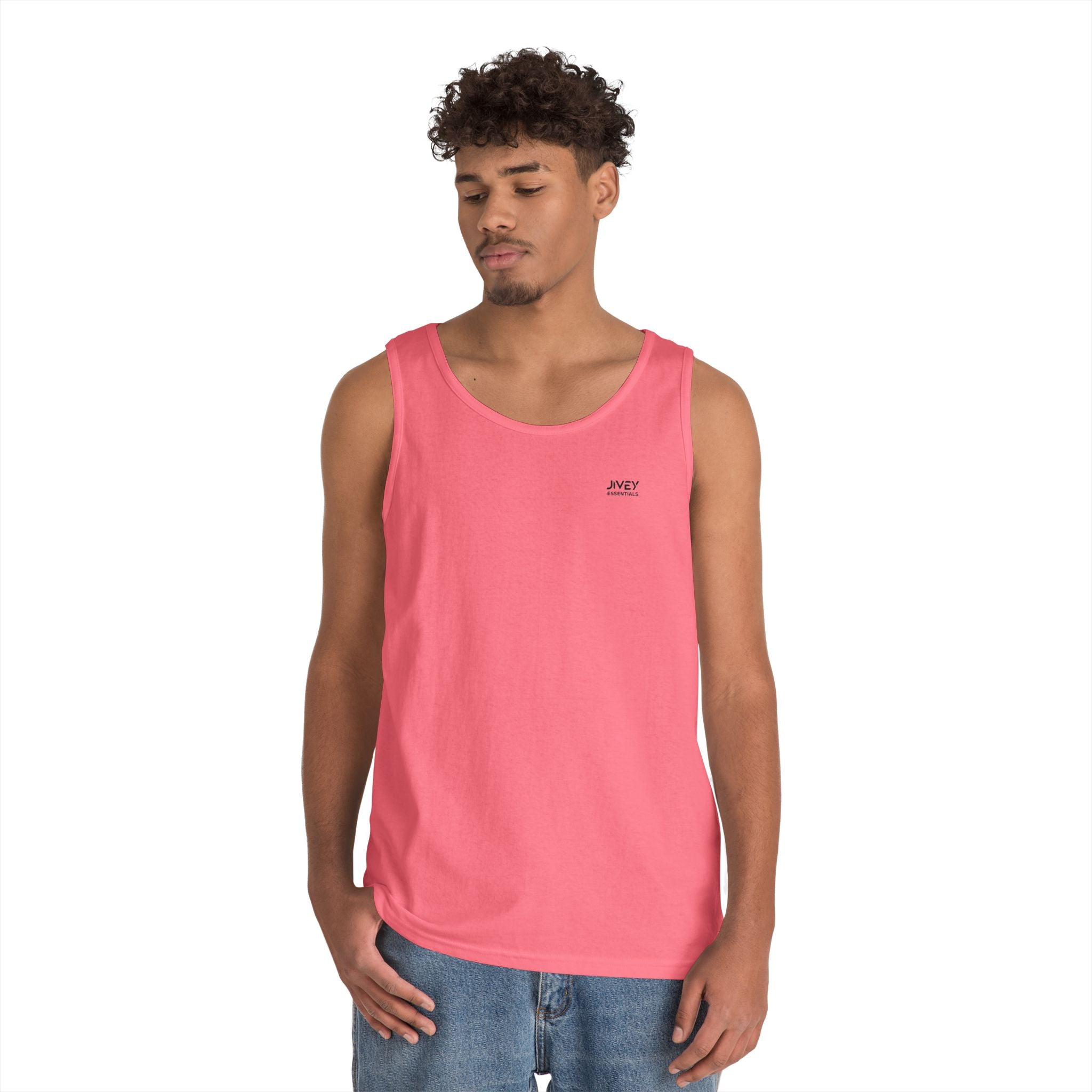 JIVEY Essentials Unisex Classic-fit Heavy Cotton Tank Top