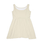 JIVEY Eminent Mid-length Comfy Cream Skater Dress