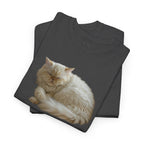 Persian Blue Cheese Cat Heavy Cotton Tee