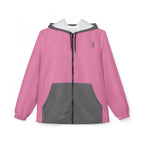 JIVEY Essentials Unisex Light-fabric Windbreaker Cadillac Pink Jacket