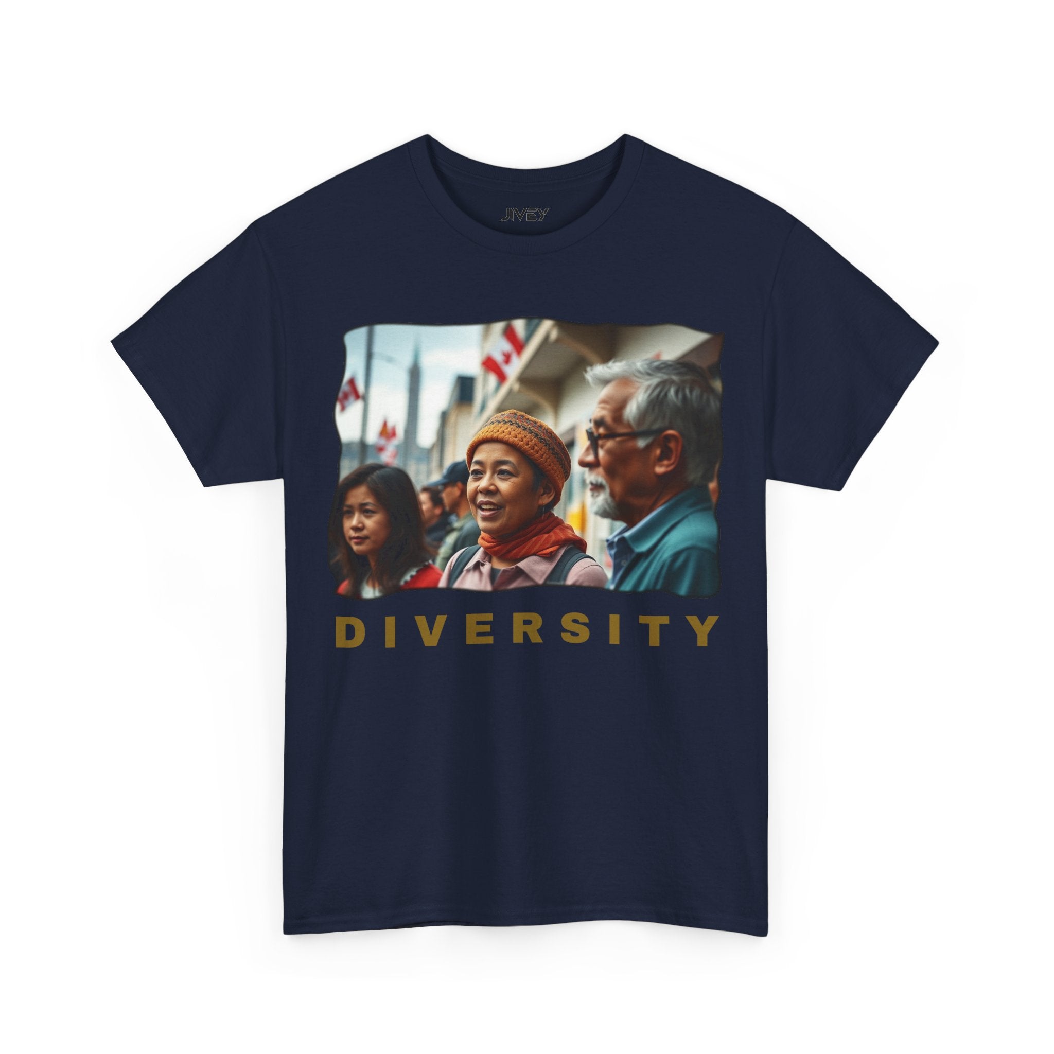 Multiculturalism in Canada Unisex Heavy Cotton Tee