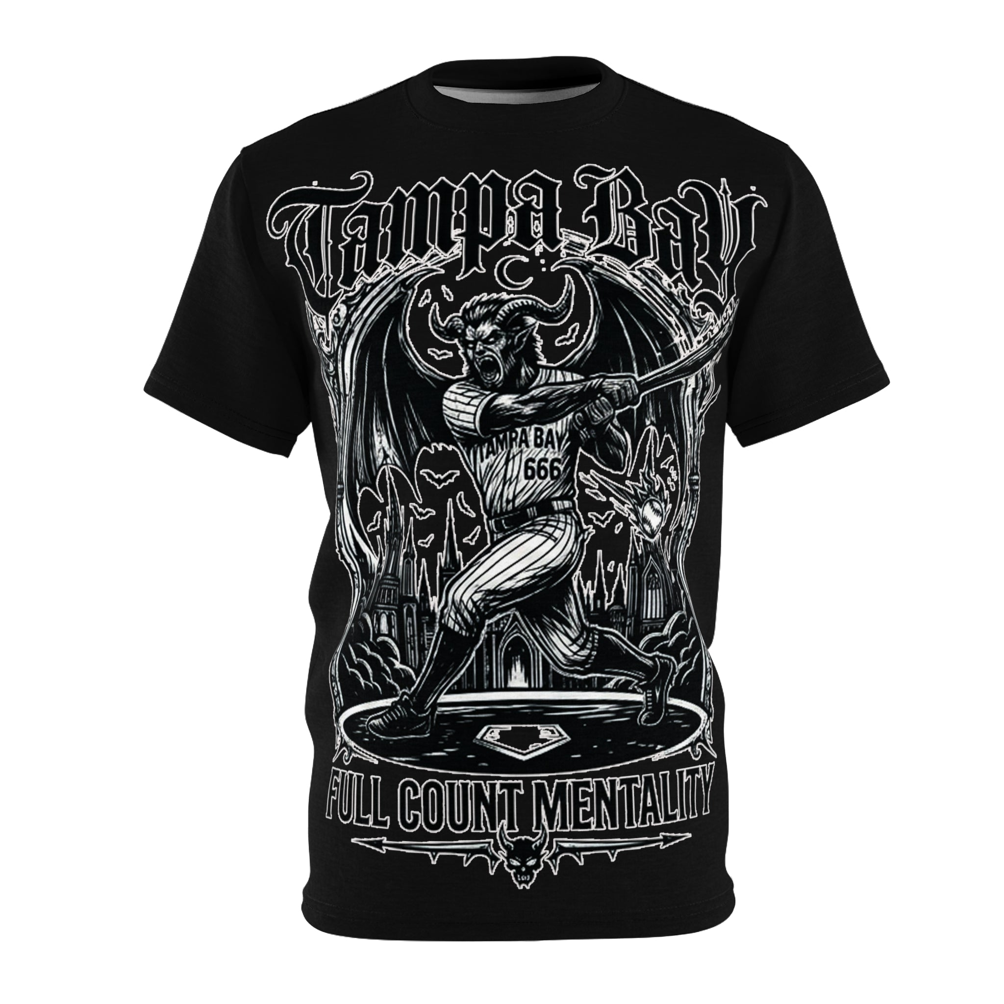 Tampa Bay Baseball Gothic Tee