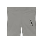 JIVEY Essentials Women's Moisture-wicking Skinny-fit Cold Metal Biker Shorts