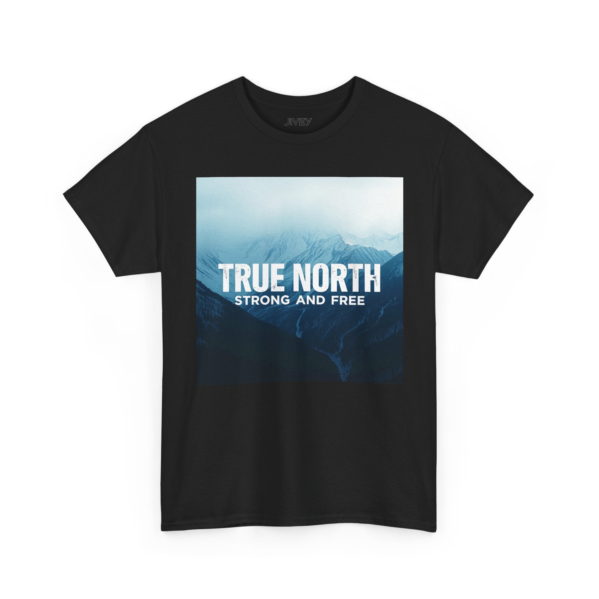 True North Strong and Free Unisex Heavy Cotton Tee