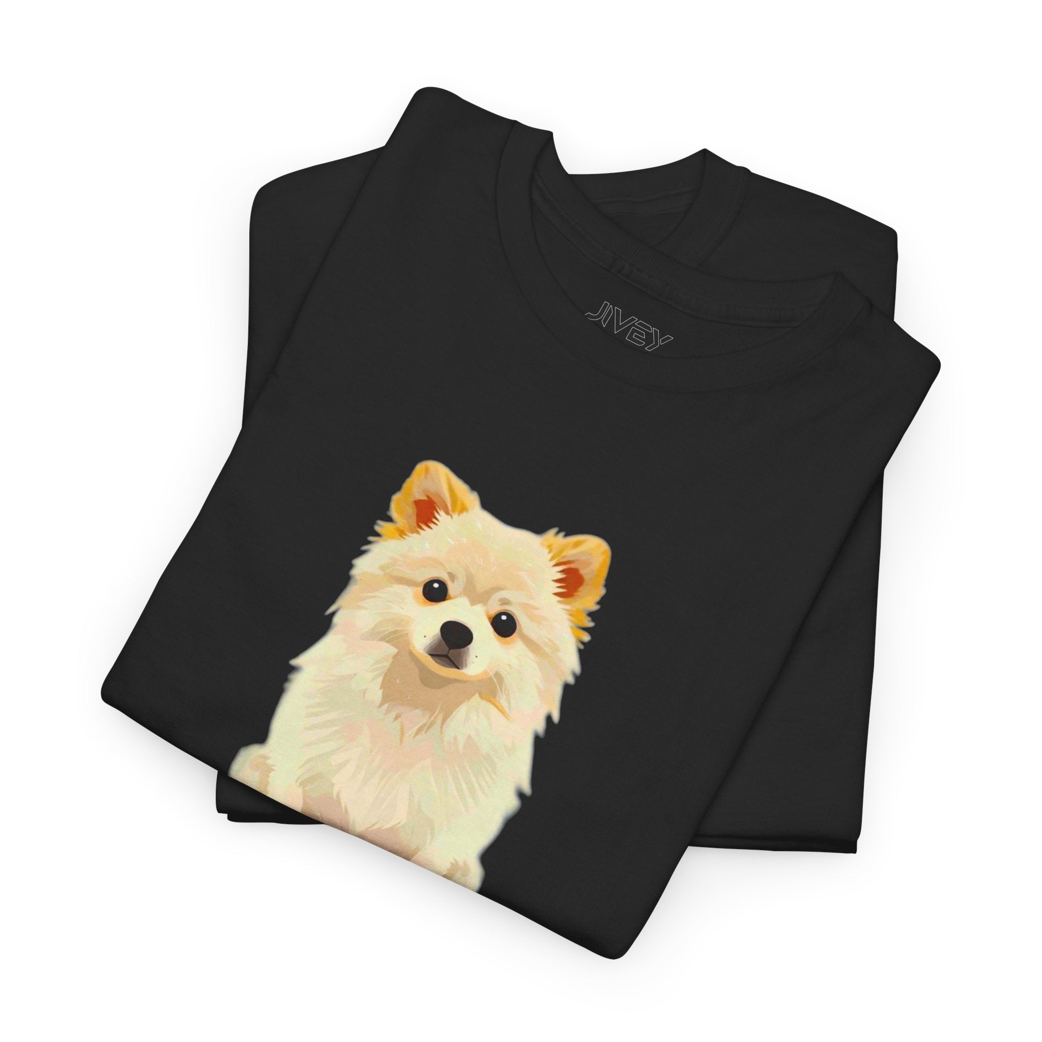 Beloved Pet Portrait Dry Paint Heavy Cotton Tee