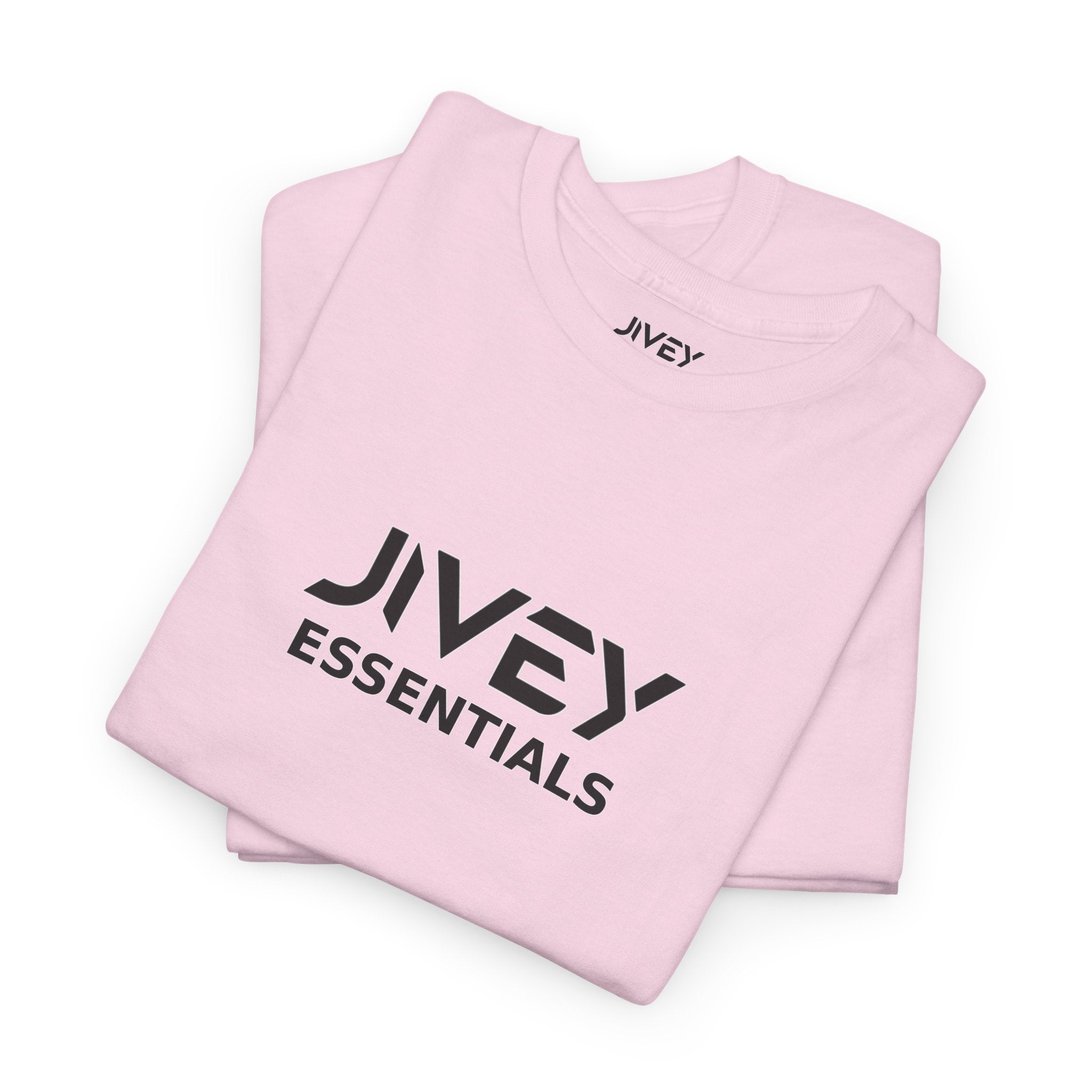 JIVEY Essentials Unisex Heavy Cotton Durable Washable Tee