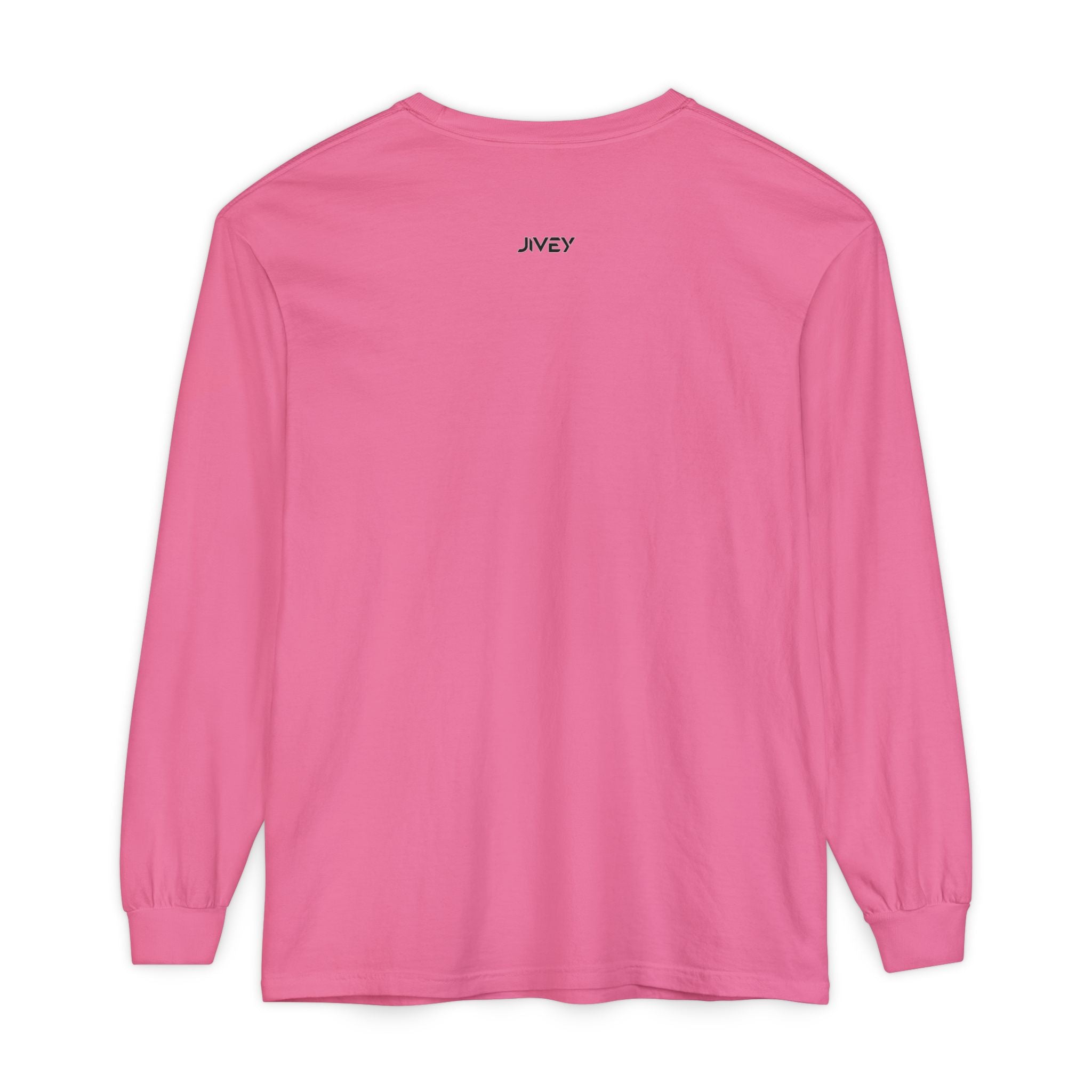 JIVEY Eminent Unisex Garment-dyed Long Sleeve Shirt