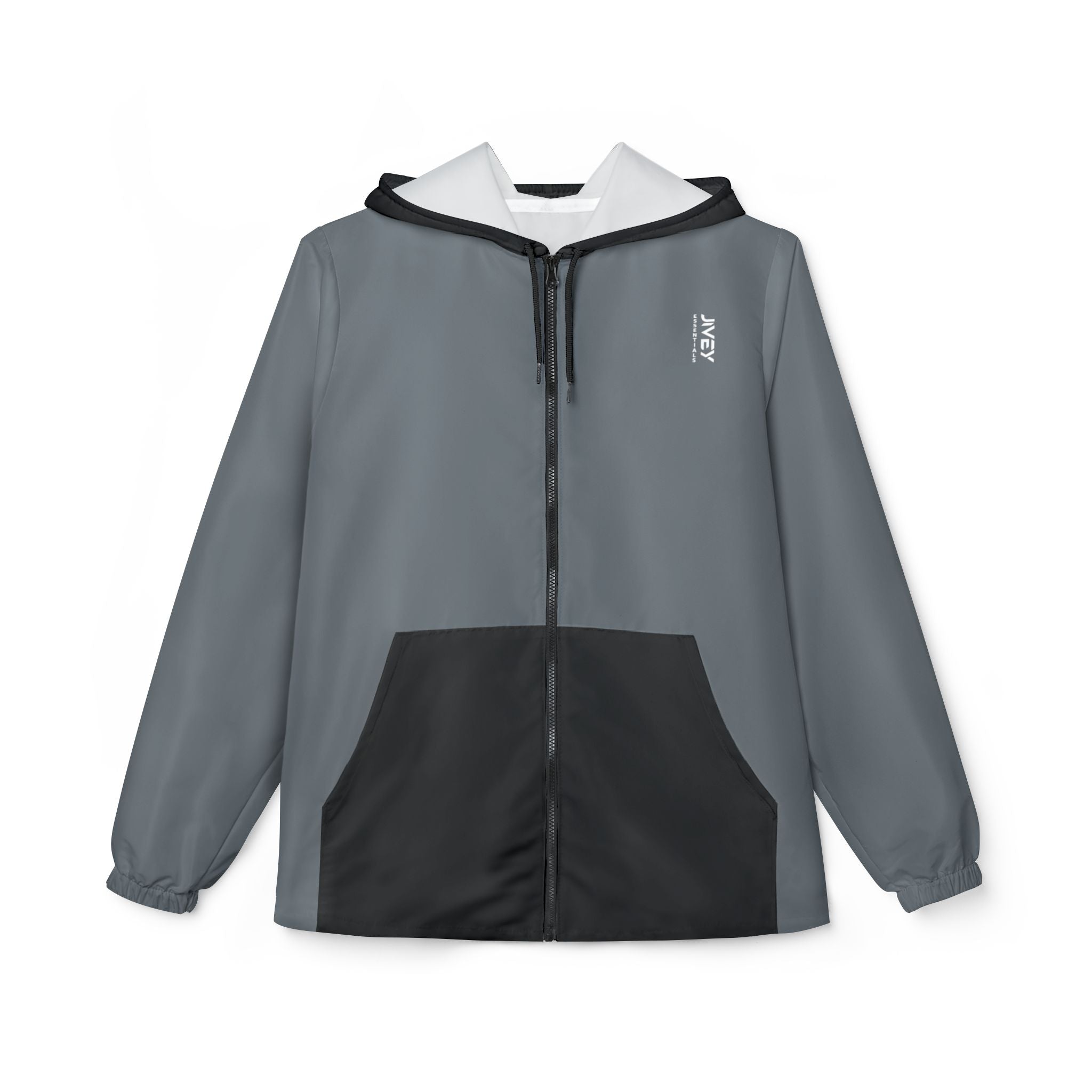 JIVEY Essentials Unisex Light-fabric Windbreaker Steel Grey Jacket