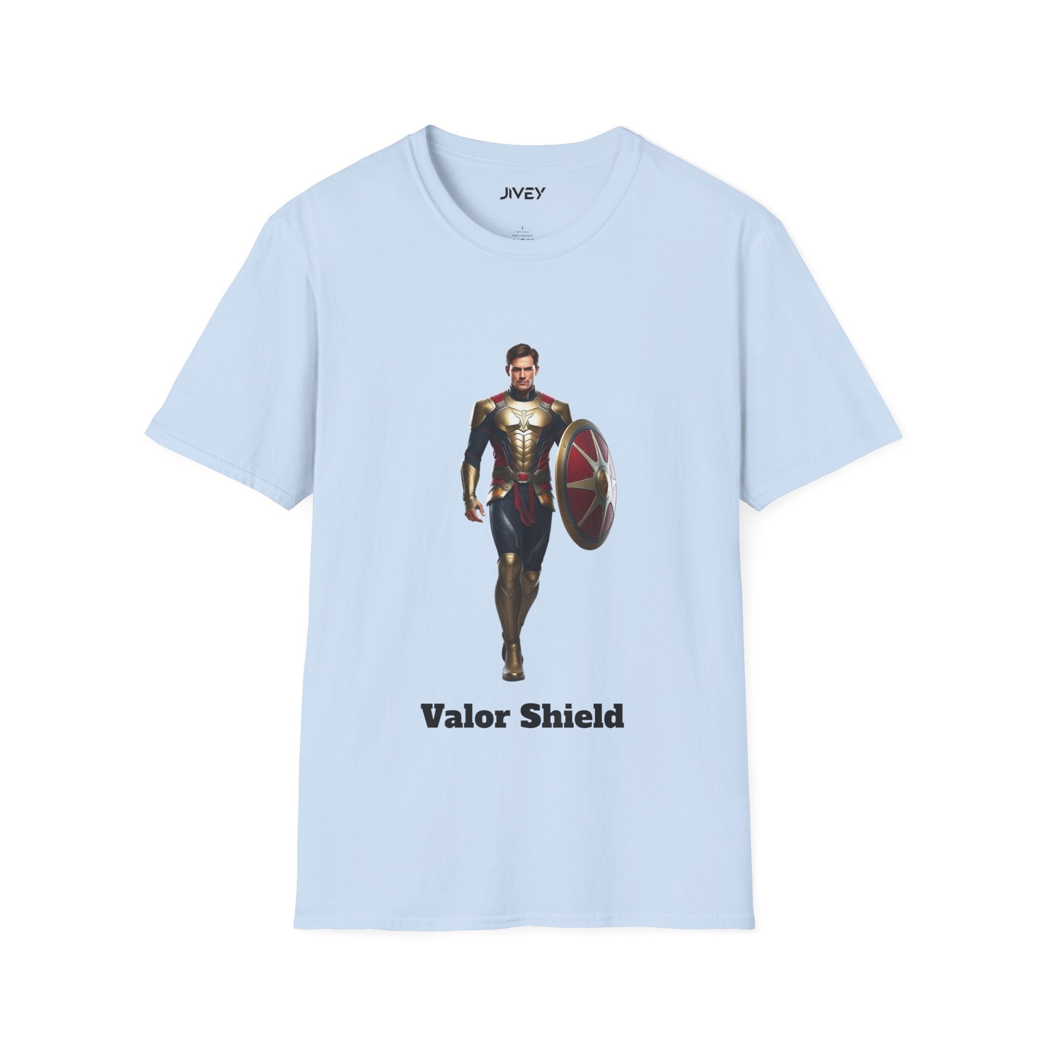Valor Shield Superhero Softstyle Tee