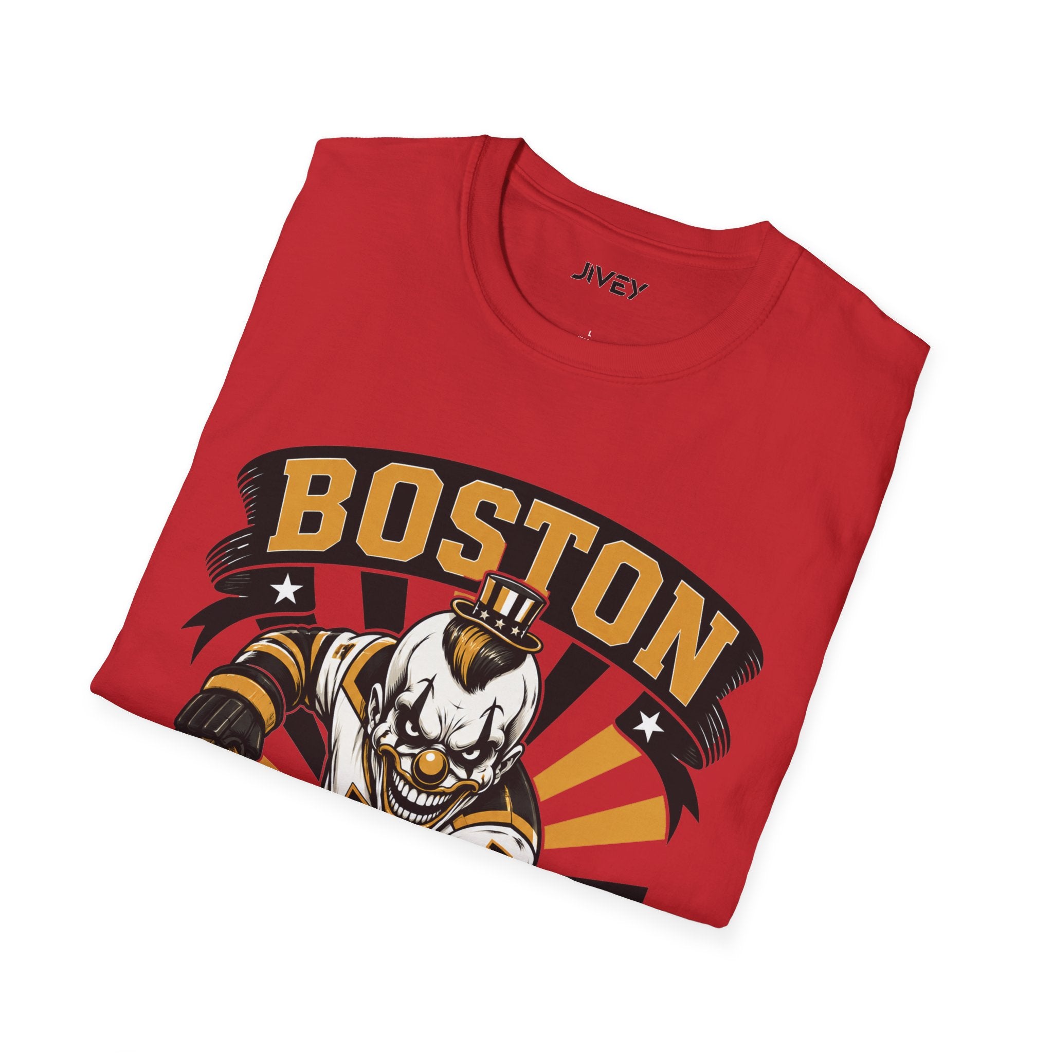 Boston slapshot Savage Hockey Red Tee