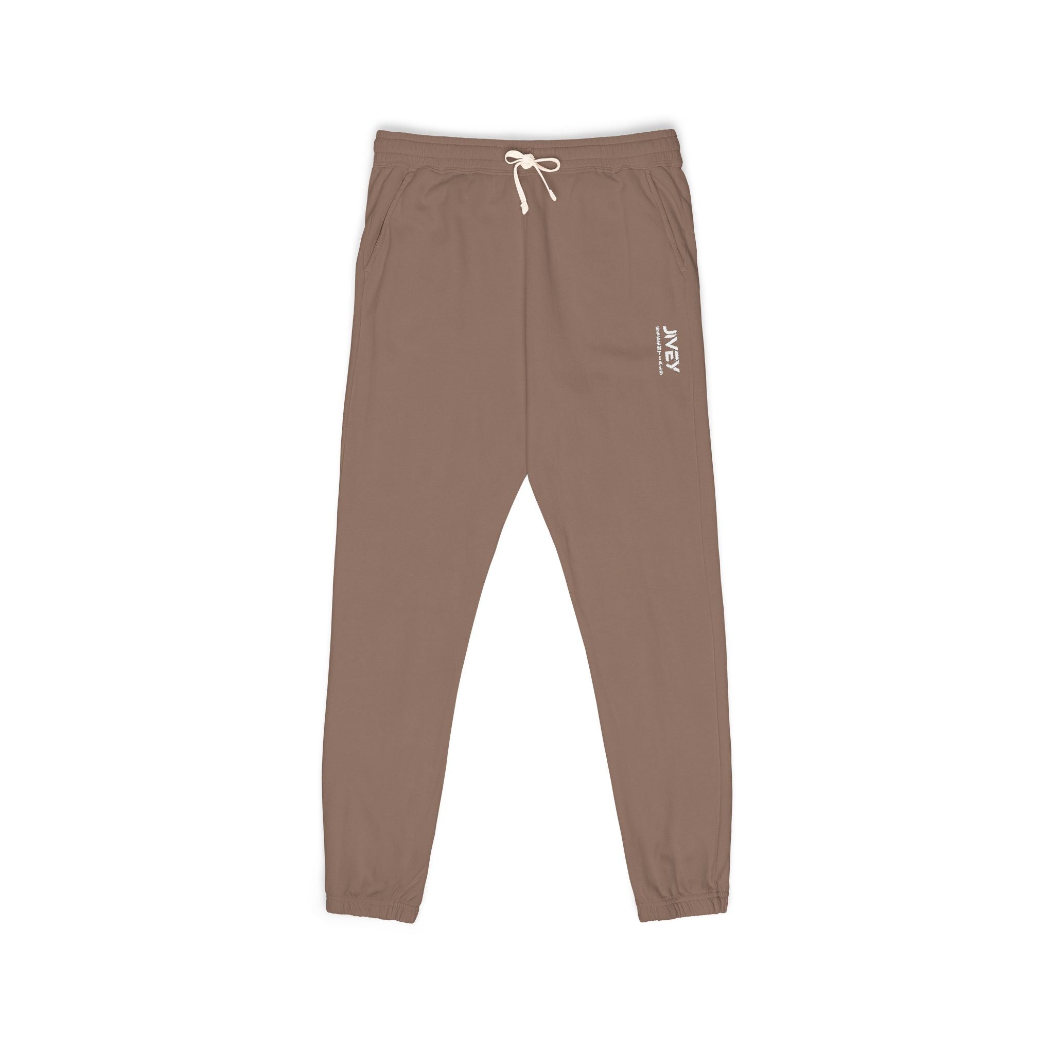 JIVEY Essentials Unisex Garment-Dyed Fleece Cotton Sweatpants