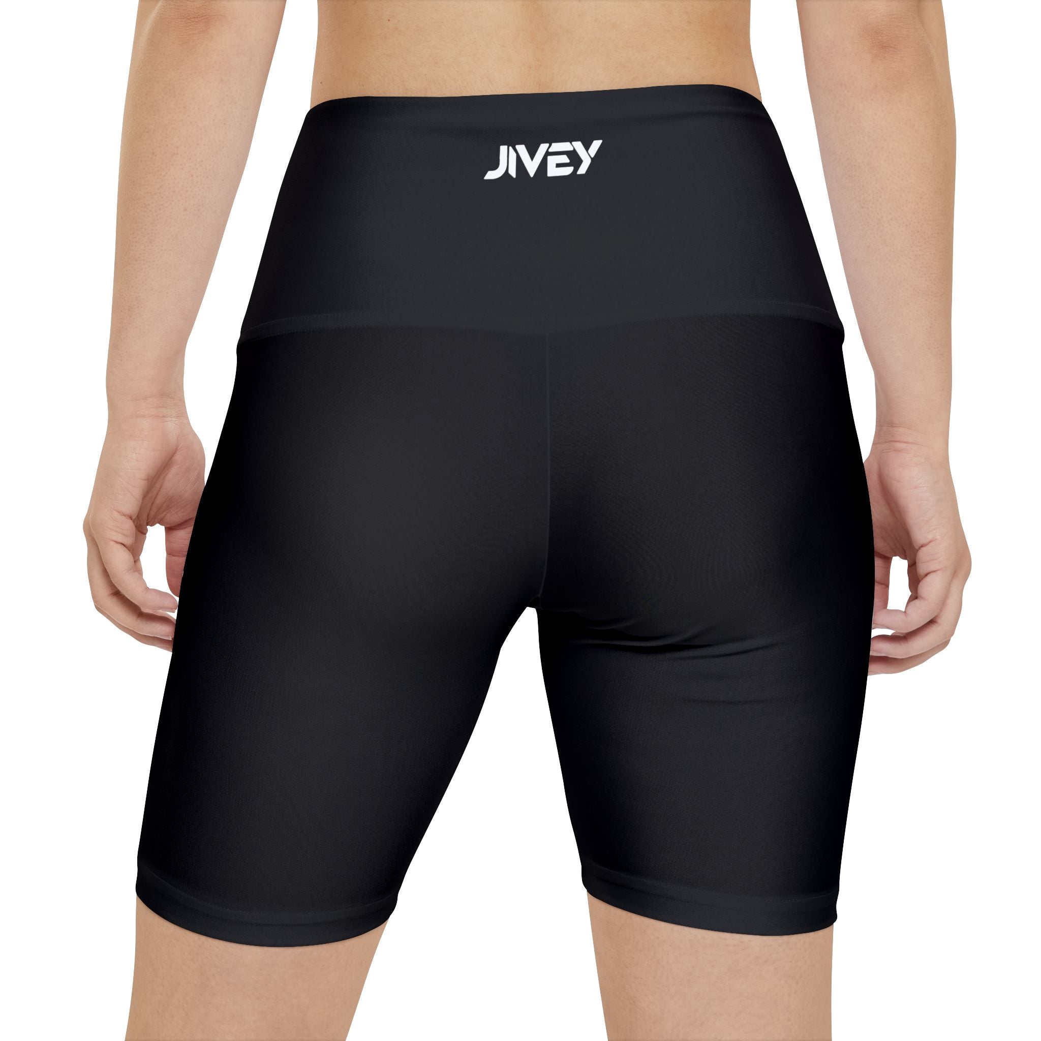 JIVEY Essentials Women's Comfy-fit Black Workout Shorts