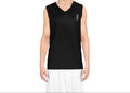 JIVEY Essentials Men's Moisture-wicking Black Basketball Jersey