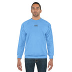 JIVEY Essentials Men's Classic-fit Denim Blue Sweatshirt