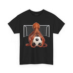 Octopus Seizing Soccer Softstyle Cotton Tee