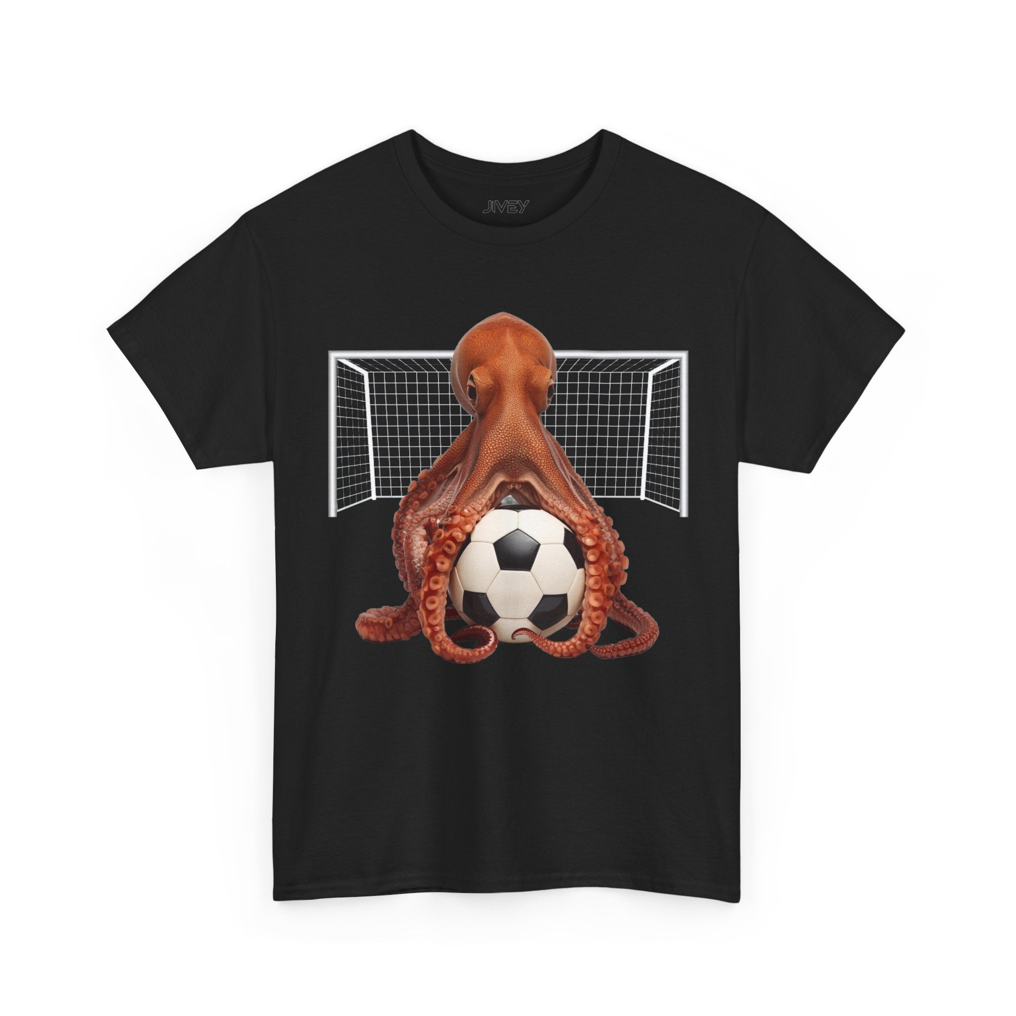 Octopus Seizing Soccer Softstyle Cotton Tee