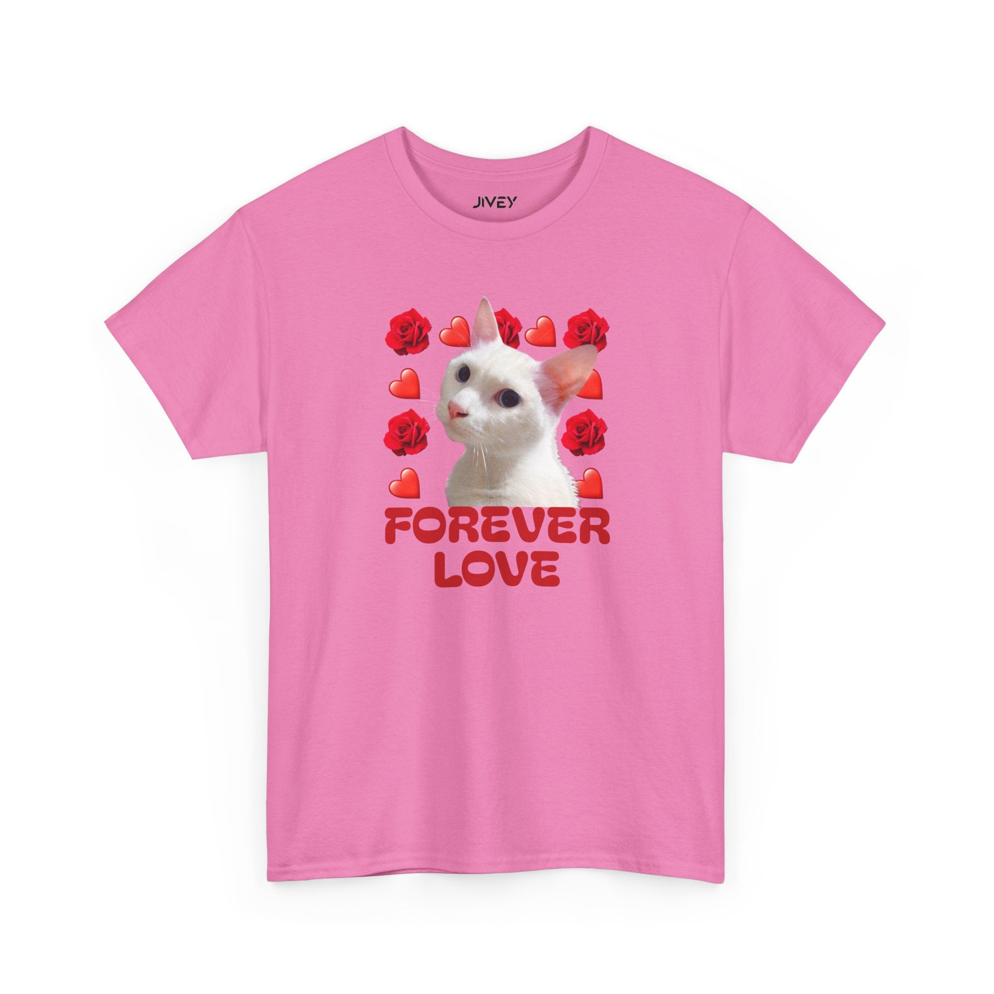 Forever Loved Cats Dry Paint Heavy Cotton Tee