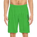 JIVEY Essentials Men's Moisture-wicking Green Basketball Shorts