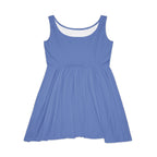JIVEY Eminent Mid-length Comfy Light Blue Skater Dress