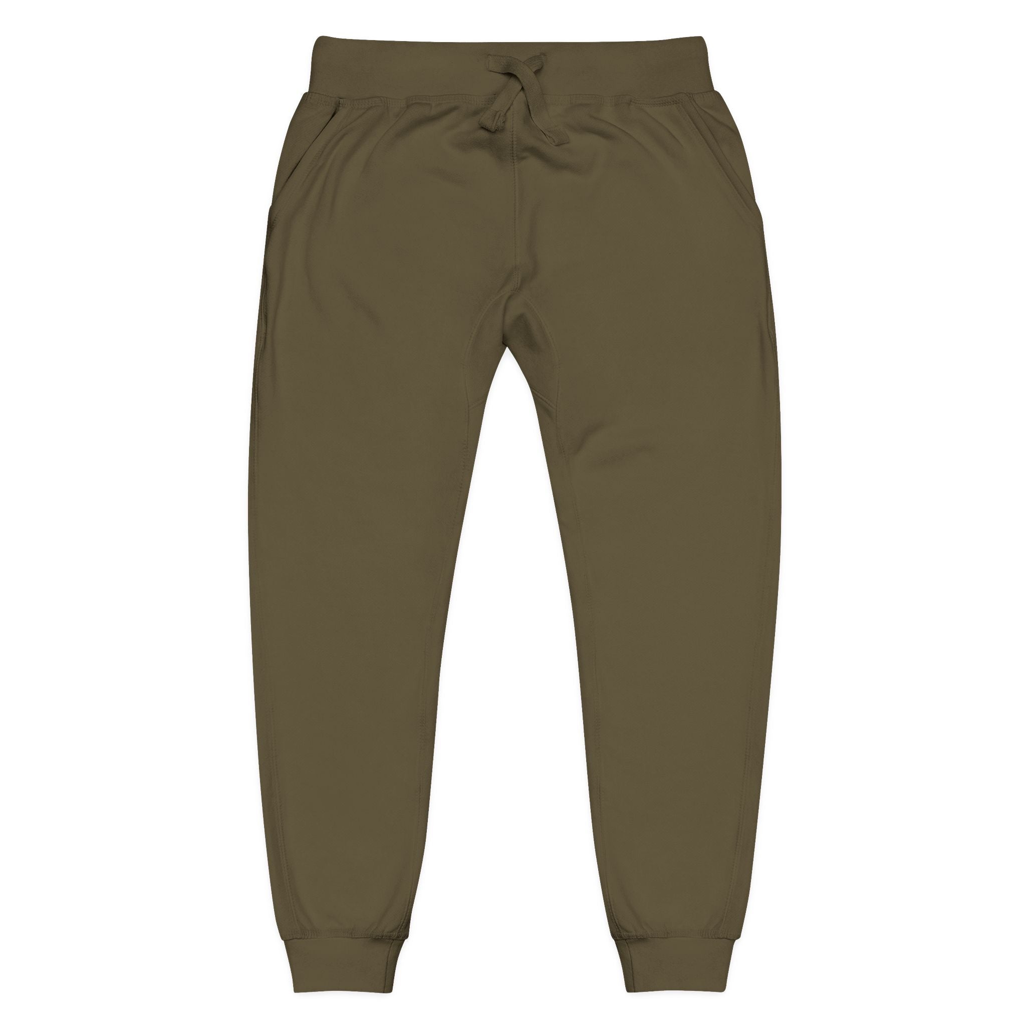 JIVEY Essentials Unisex Fleece Embroidery Cotton Dark Sweatpants